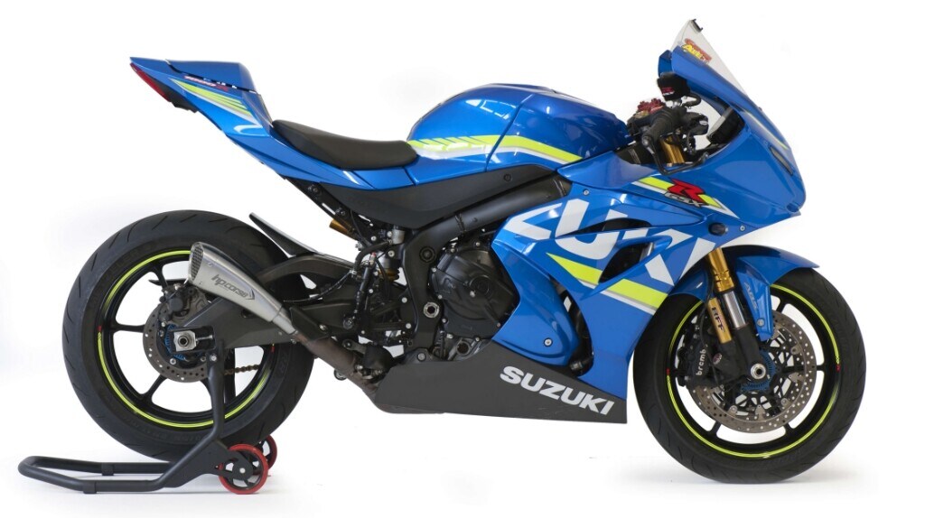 Suzuki GSX-R1000-R, tre scarichi HP Corse per la supersportiva di Hamamatsu