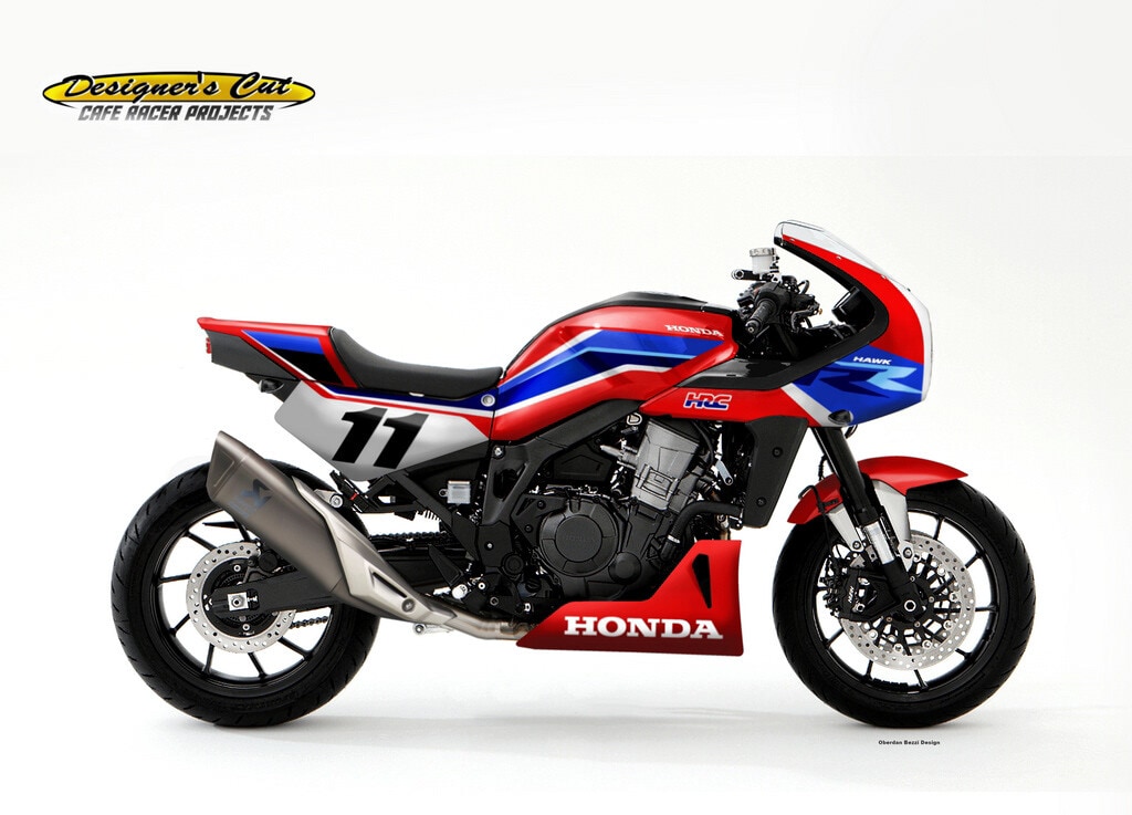 Honda Hawk RR, la nuova café racer vista da Oberdan Bezzi