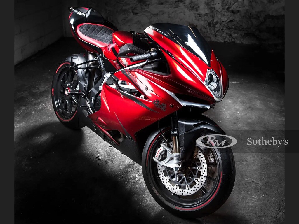 MV Agusta F4 LH44, l'unica... Rossa di Lewis Hamilton