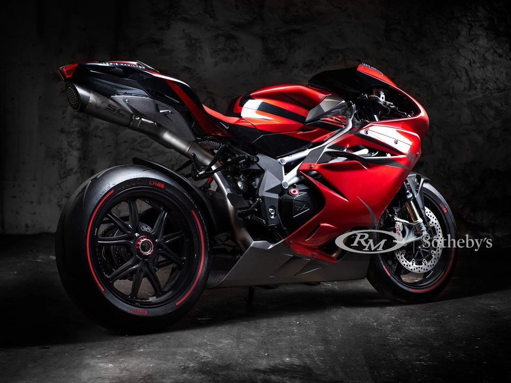 MV Agusta F4 LH44, l'unica... Rossa di Lewis Hamilton