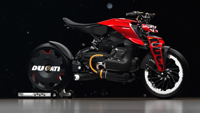Una Ducati ibrida? Ecco come l'hanno immaginata