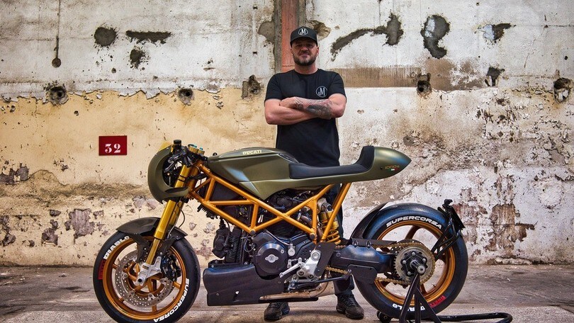 "Cetonia", la Ducati Multistrada trasformata in café racer