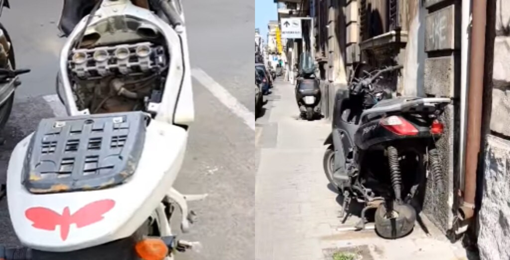 Moto abbandonate in strada? Anche in Italia
