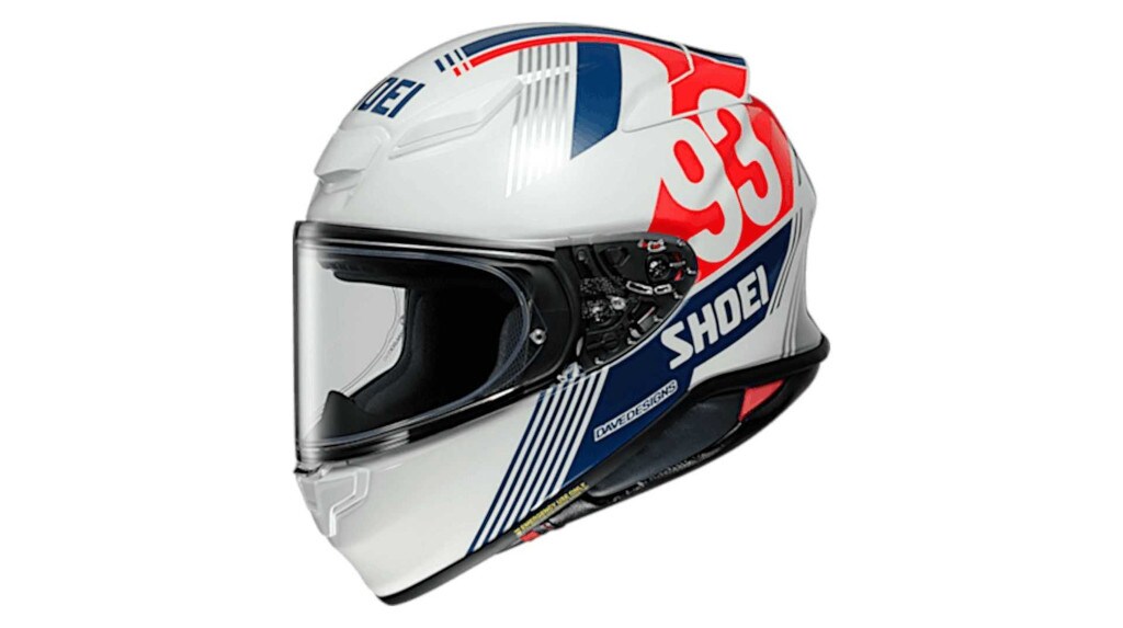 Shoei, arriva il casco "vintage" Marc Marquez replica