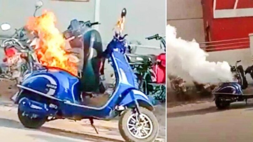 India, scooter elettrici in fiamme: scarsa qualità delle batterie