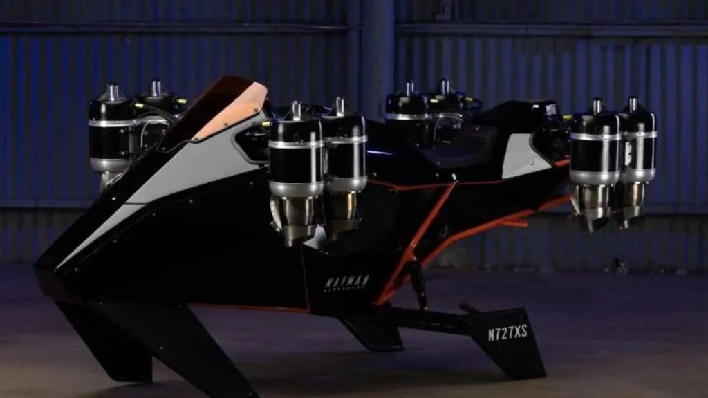 Un progetto futuristico da JetPack Aviation sulla moto volante
