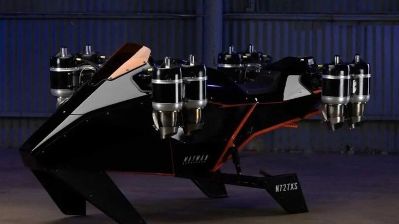 Un progetto futuristico da JetPack Aviation sulla moto volante
