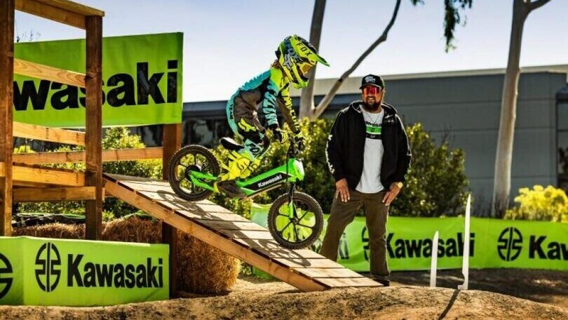 Kawasaki Elektrode, la balance bike elettrica