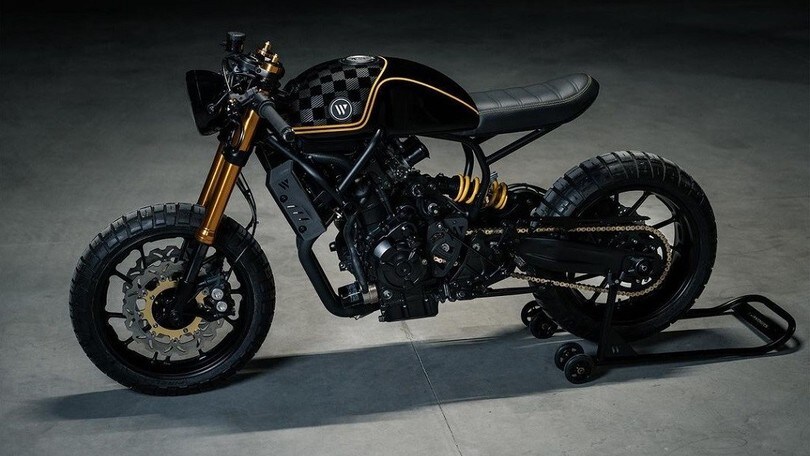 Wayders W07, la Yamaha MT-07 diventa una café racer
