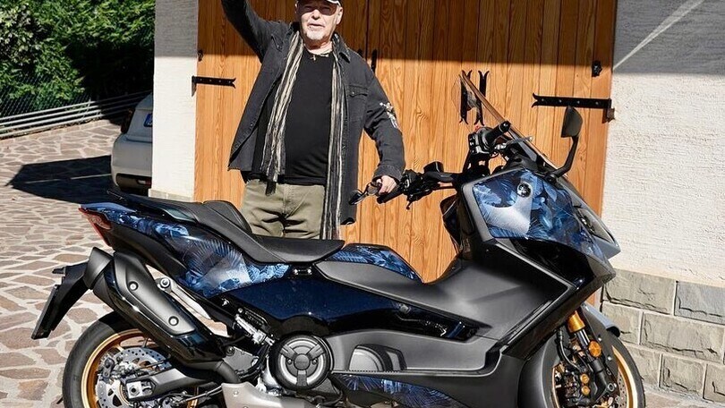 Vasco Rossi e il TMax firmato Aldo Drudi