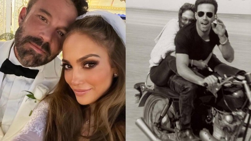 Jennifer Lopez e Ben Affleck si sposano: li ricordiamo in moto