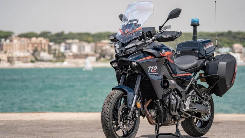 Le Yamaha Tracer 9 dell'Arma dei Carabinieri
