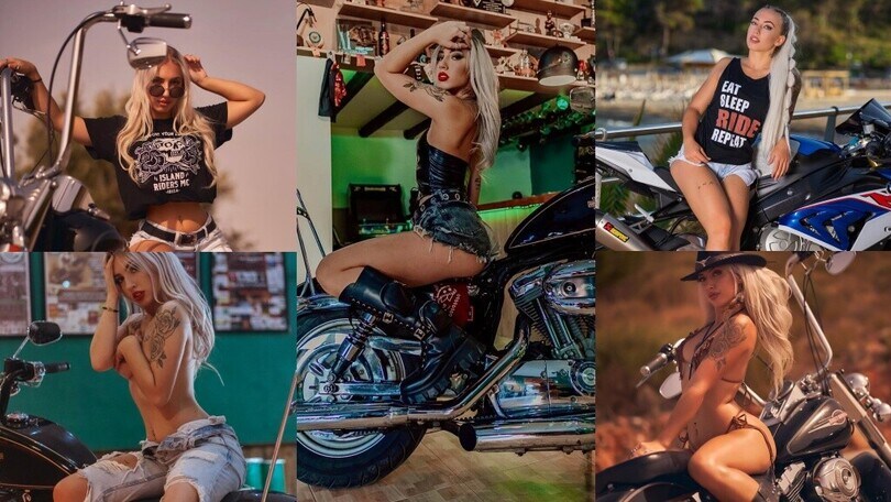 Natasha Duff, la biker girl tutta curve