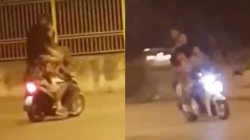Uno scooter per sei persone: un folle viaggio in scena a Scampia