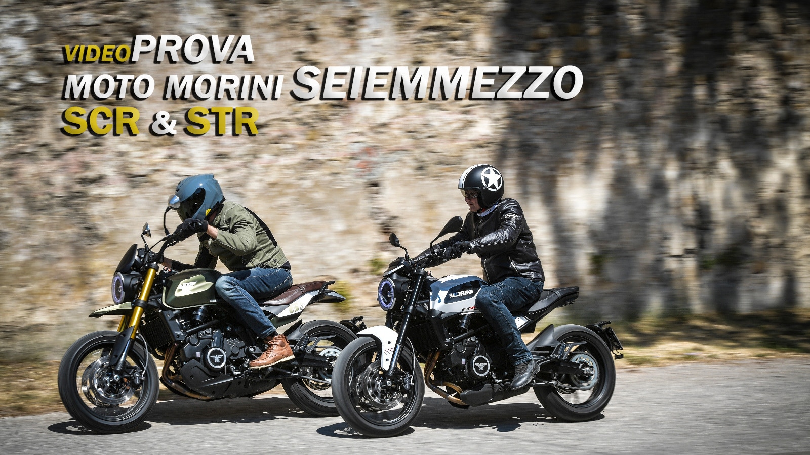 Video-prova Moto Morini Seiemmezzo SCR e STR: doppio gusto!