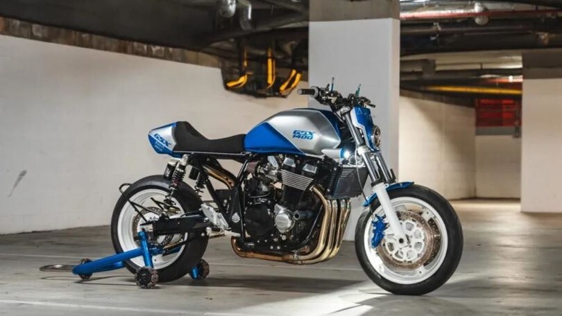 Suzuki GSX 1400 Custom Racer, 4 cilindri in bella vista