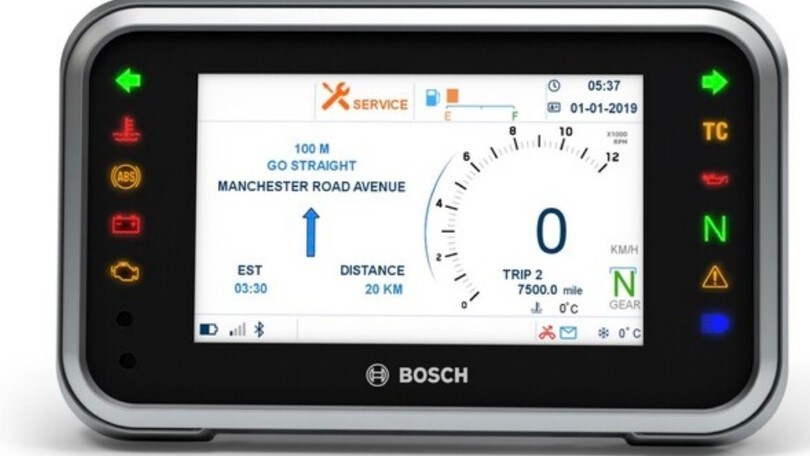 Bosch, i nuovi display Cluster TFT e Connectivity da 5”
