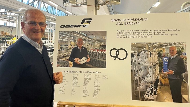 Gaerne celebra 60 anni di attività e il compleanno del suo fondatore Gazzola