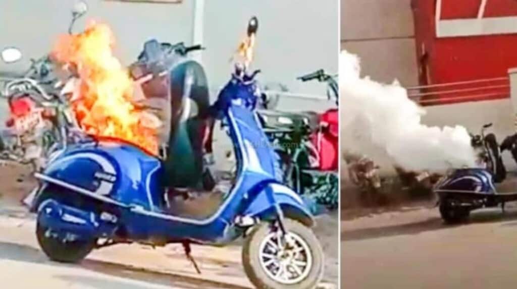I veicoli elettrici prendono fuoco? L'India introduce regole rigide
