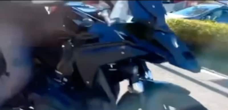 BMW R 1300 GS: beccata su strada