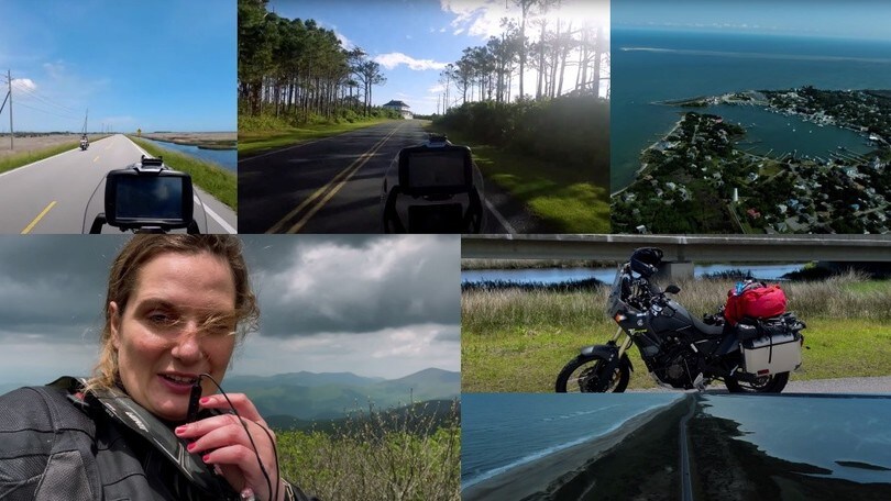 Lea Rieck, la viaggiatrice che gira il mondo su una Yamaha Ténéré 700