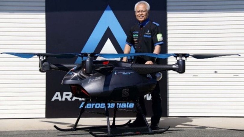 Arase AZ-1000, il super-drone con il motore della GSX-R 1000