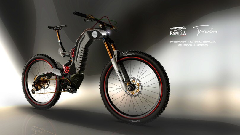 Moto Parilla svela Tricolore, a metà tra un'e-bike e una moto