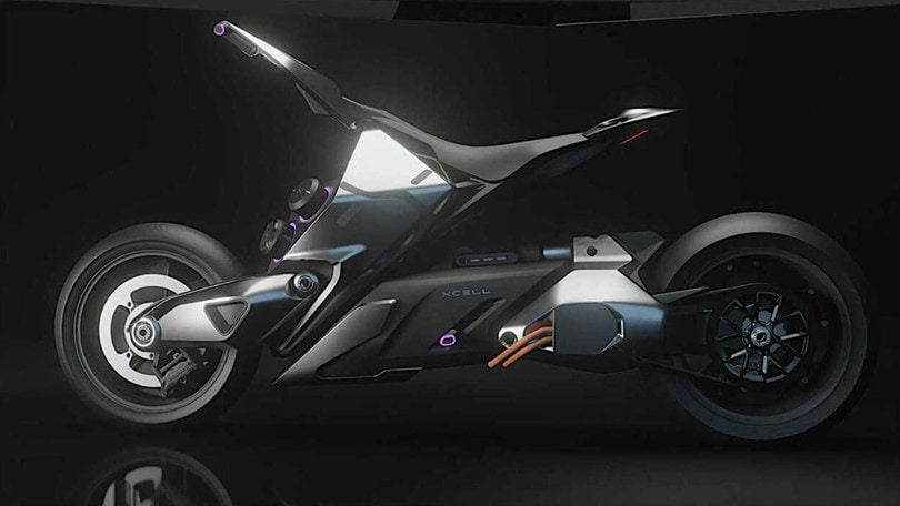 Concept bike Xcell, la moto del futuro viaggia a idrogeno