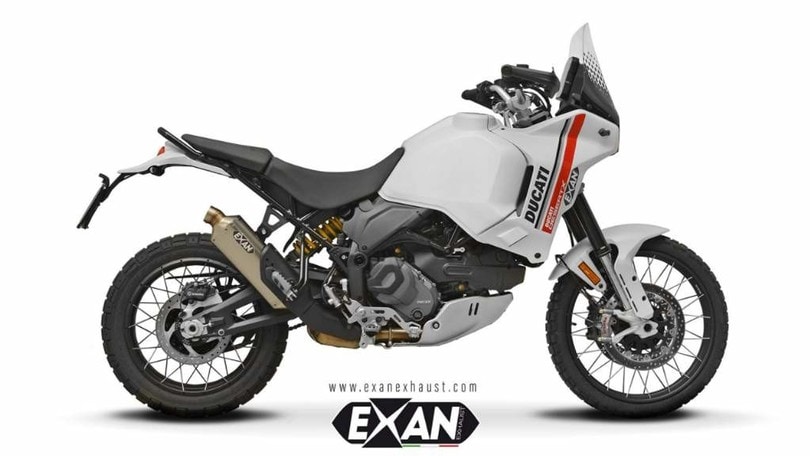 Ducati: per la DesertX il nuovo scarico X-Rally