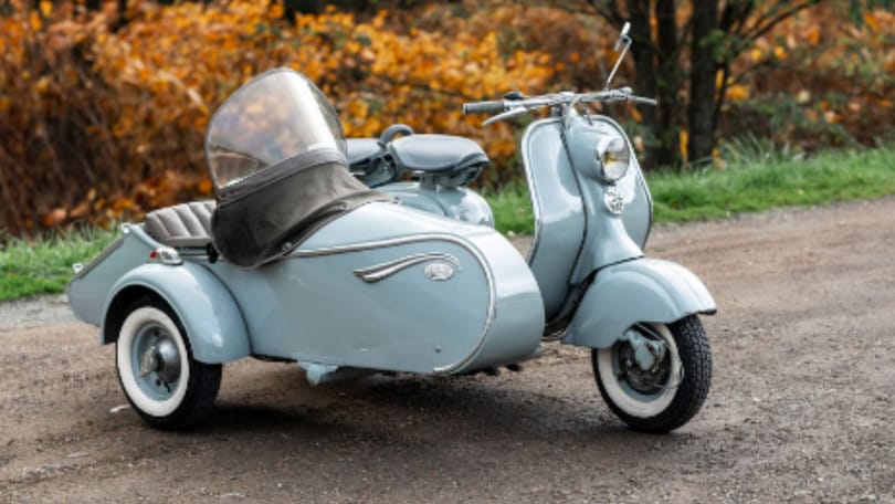 Sidecar Lambretta del 1956 all'asta: il prezzo è anche abbordabile!