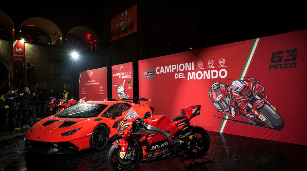 La festa Ducati a Bologna tra campioni e moto inedite