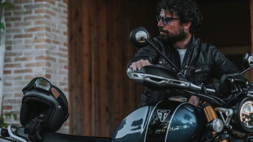 "Il Libanese sulla Triumph": Montanari pazzo della sua Scrambler