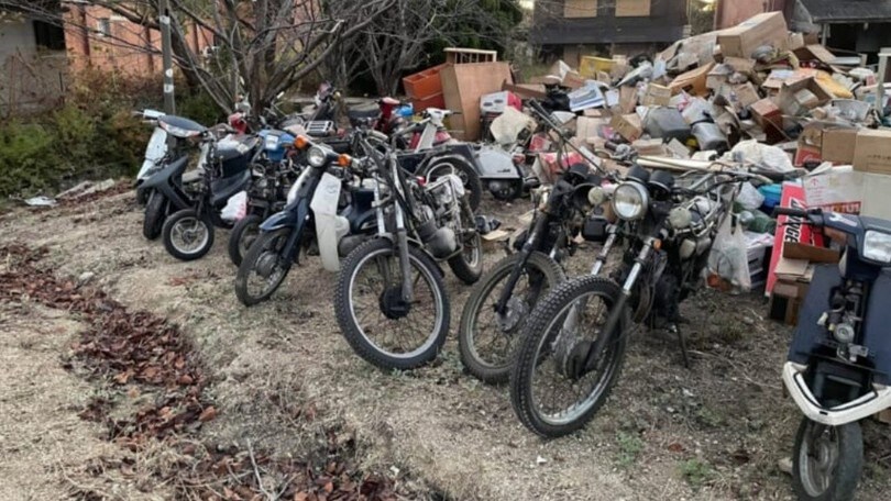 Ritrovate 40 moto d’epoca in un fienile in Giappone