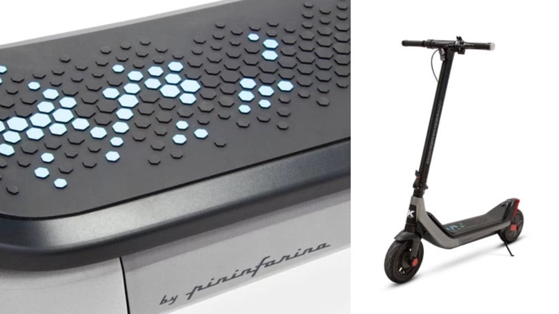 KPF Argento, il monopattino Pininfarina
