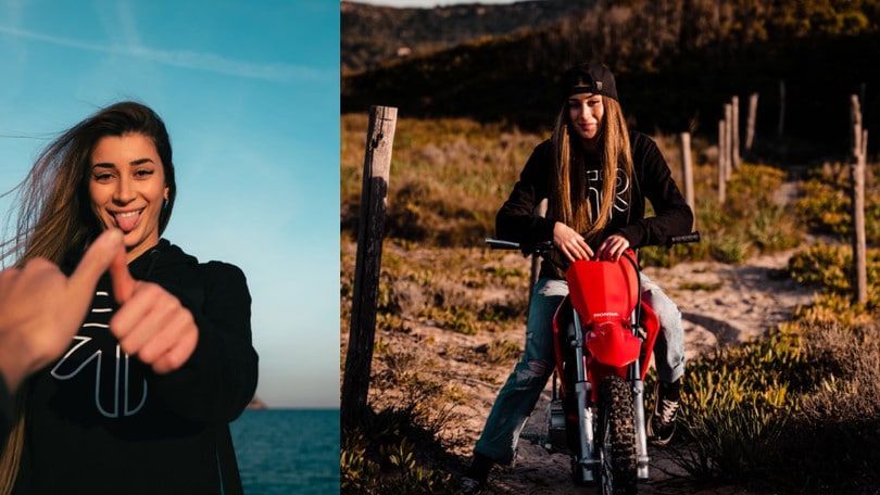 Influencer gironzola in moto sulle spiagge sarde: è polemica