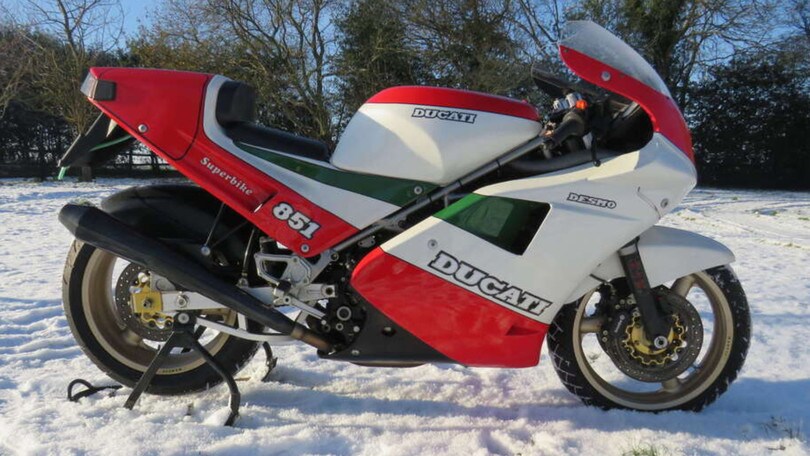 In vendita la Ducati 851 S appartenuta a Ron Haslam