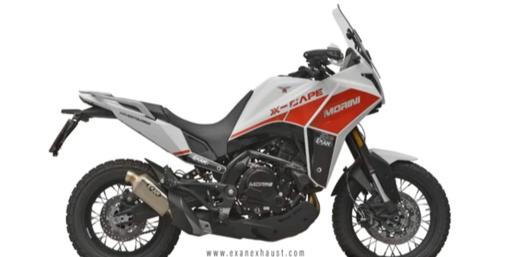 Exan X-Rally, nuovo scarico per Moto Morini X-Cape