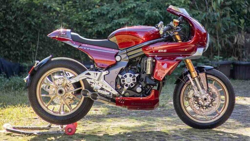 La café racer dell'officina indonesiana Batakastem