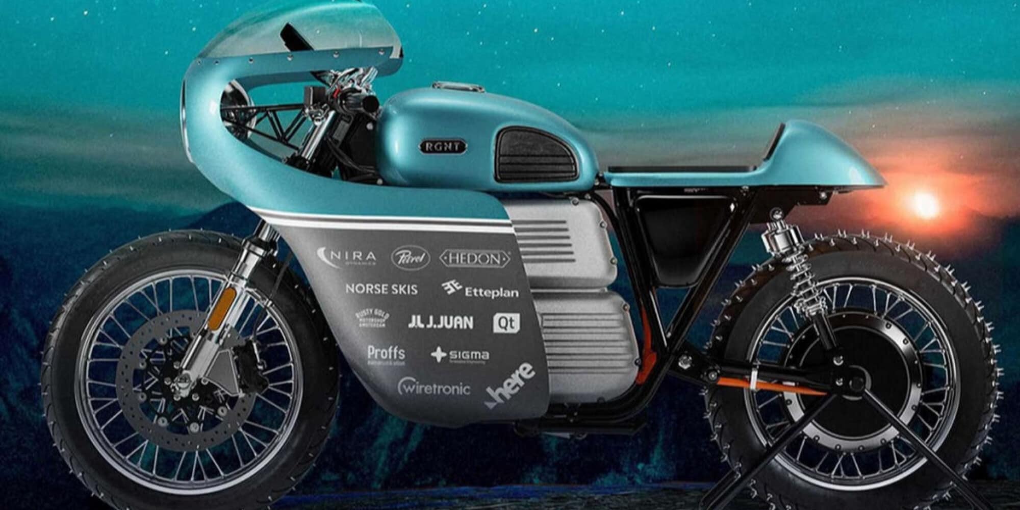 Dalla Svezia la moto elettrica per il record di velocità su ghiaccio
