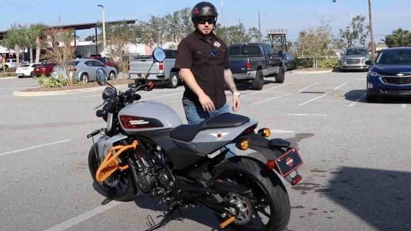 Harley-Davidson, prime immagini della X350