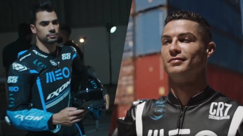 Cristiano Ronaldo e Miguel Oliveira sfidano in moto... il 5G