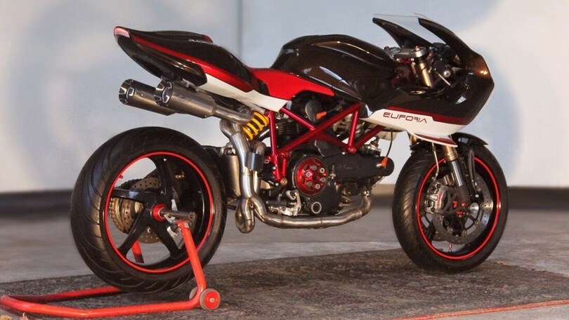 "Euforia", la sportiva su base Monster del designer Luca Pagani