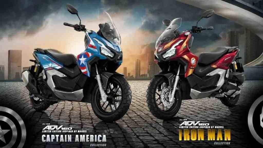 Honda Thailandia, le due “super-moto” di Capitan America e Iron Man