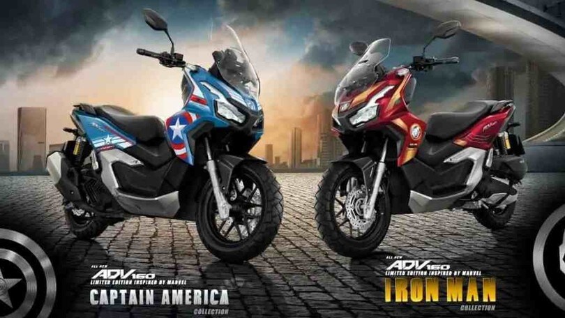 Honda Thailandia, le due “super-moto” di Capitan America e Iron Man