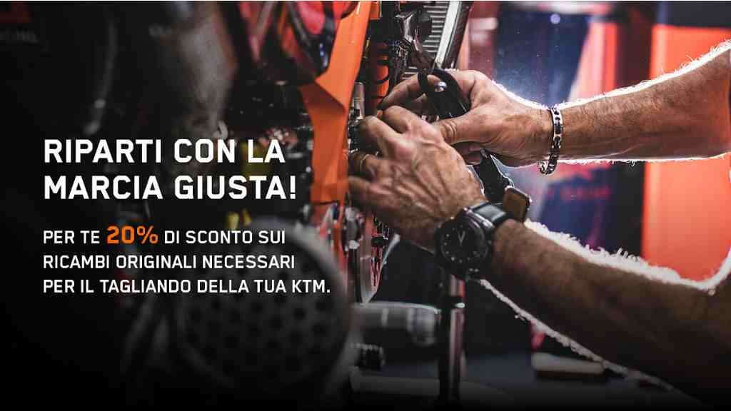 KTM, con la primavera “Riparti con la marcia giusta”