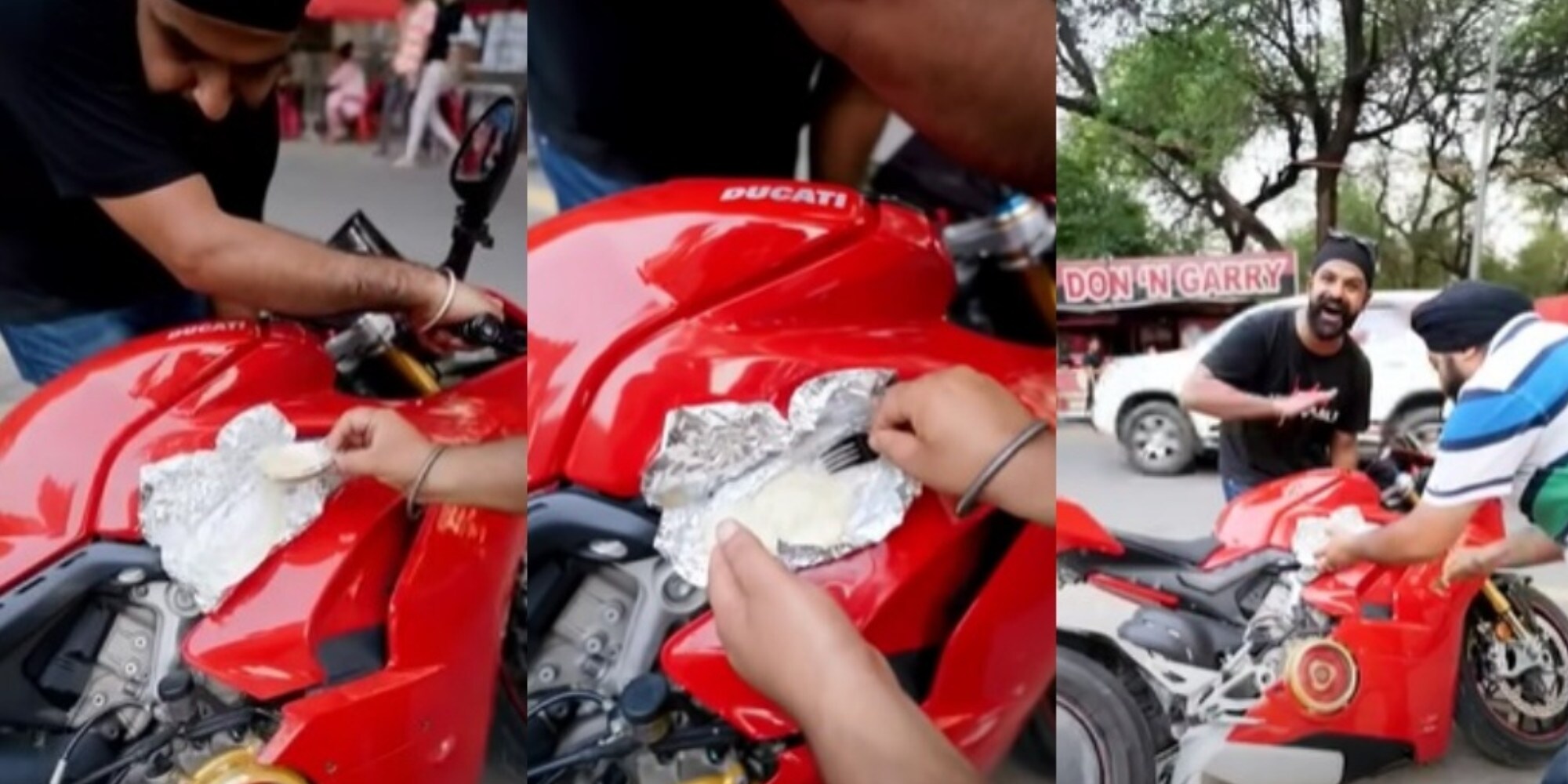 Fare una frittata su una Ducati Panigale? Si può! VIDEO