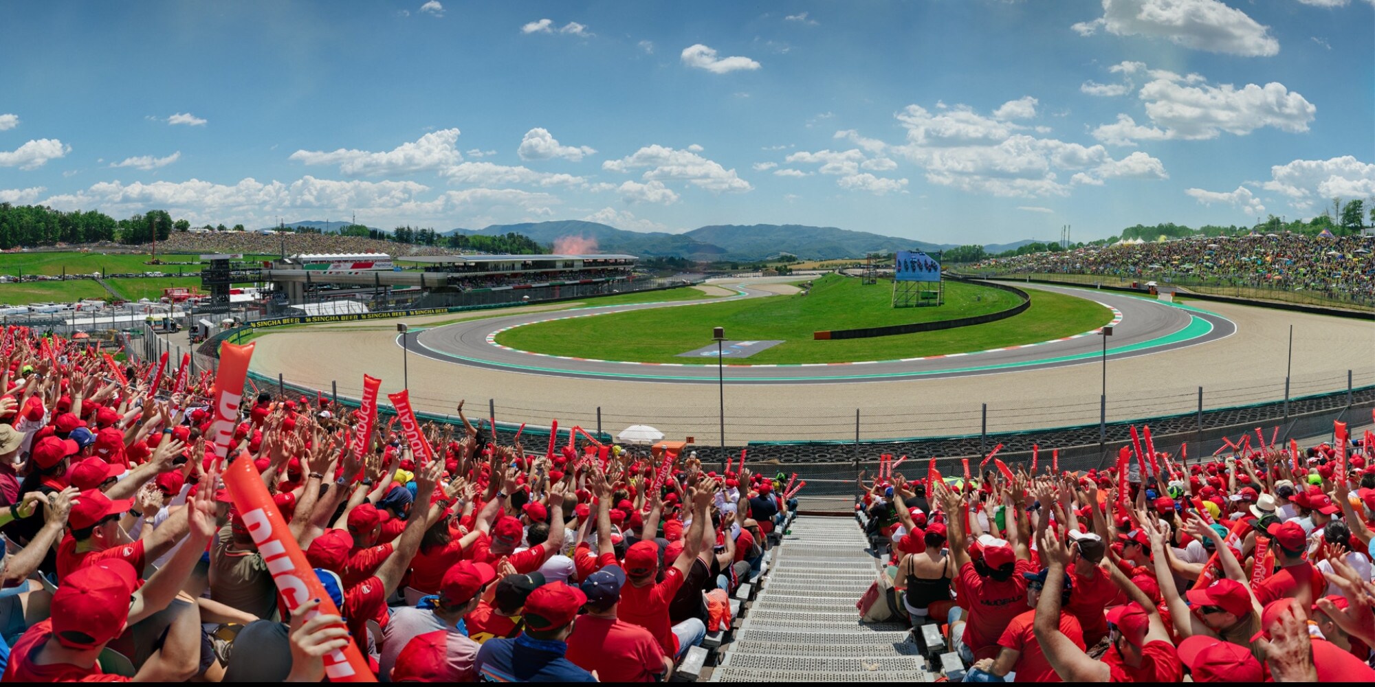 Ducati, torna la tribuna rossa al Mugello per la MotoGP
