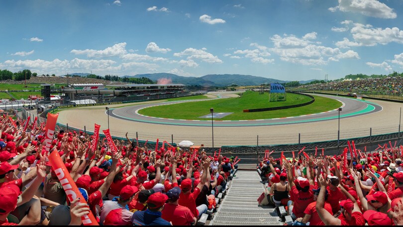 Ducati, torna la tribuna rossa al Mugello per la MotoGP