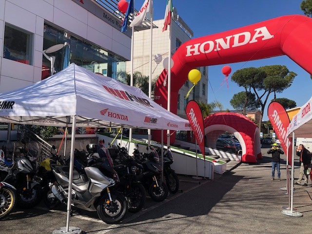 Honda: le novità 2023 in prova nella Capitale