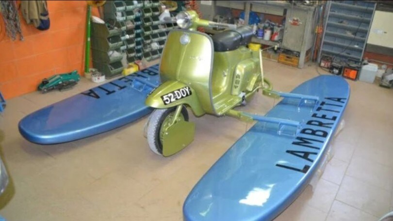 Lambretta anfibia, un esemplare unico